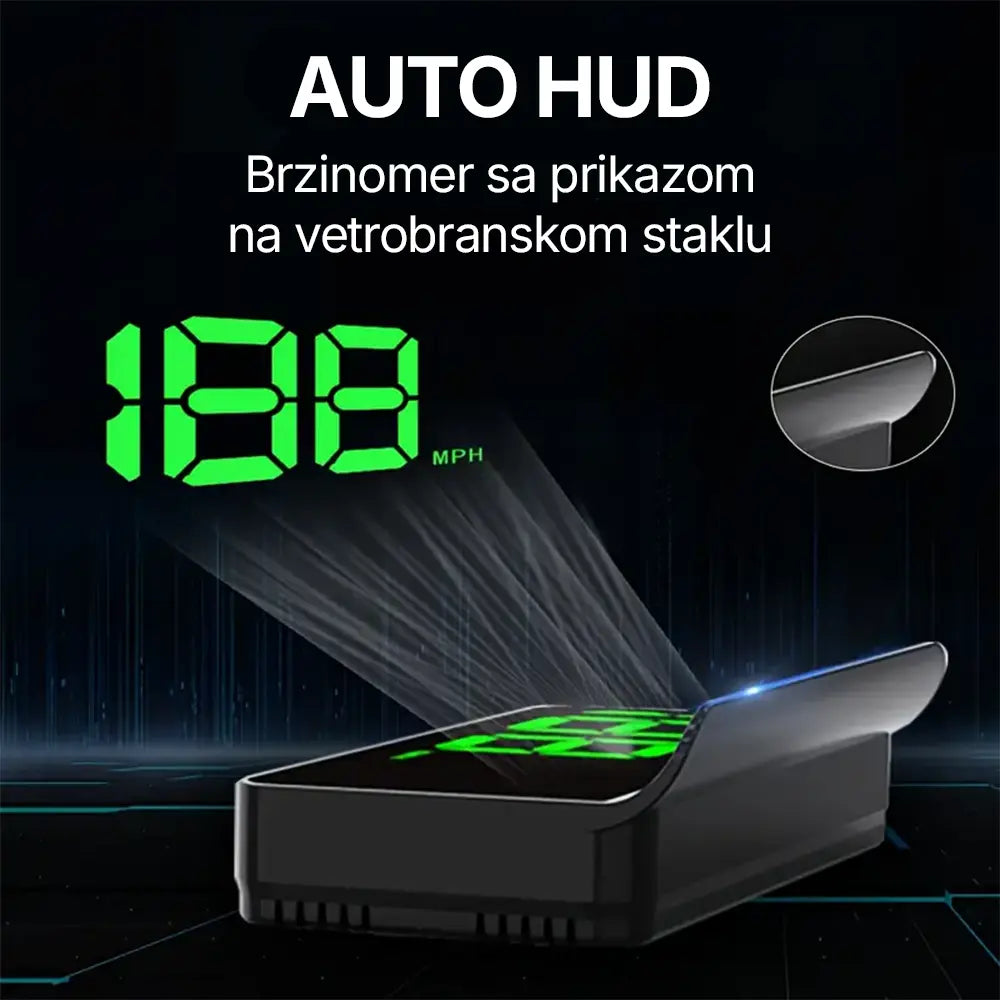 Auto HUD - brzinomer sa prikazom na vetrobranu