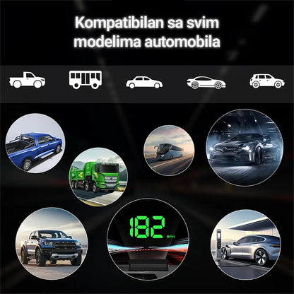 Auto HUD - brzinomer sa prikazom na vetrobranu